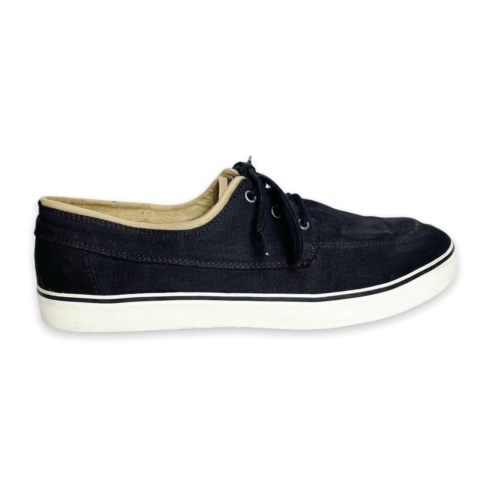 Men's Gap Canvas Black Ankle Low Top Lace Up Sneakers Size 11